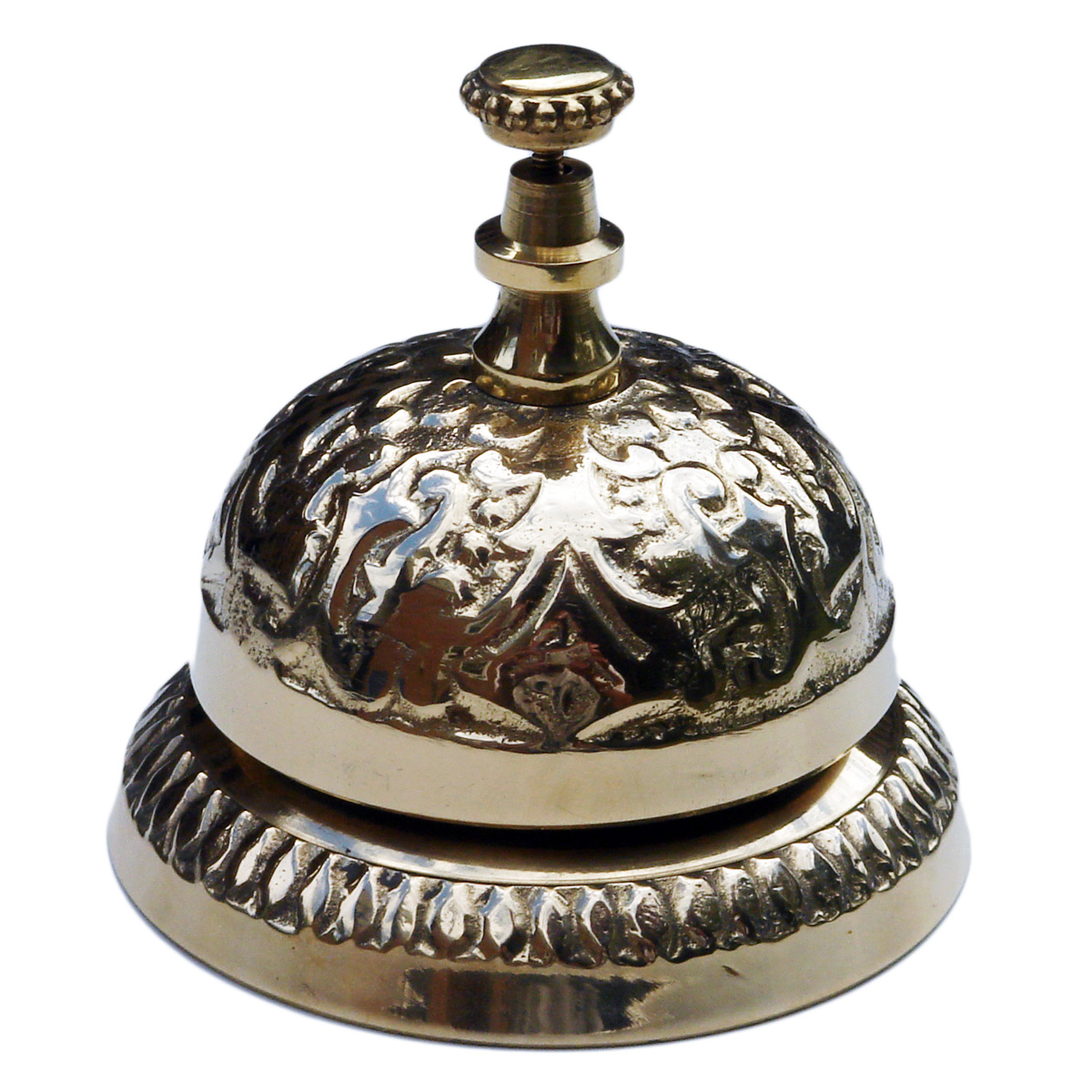 vintage brass counter bell