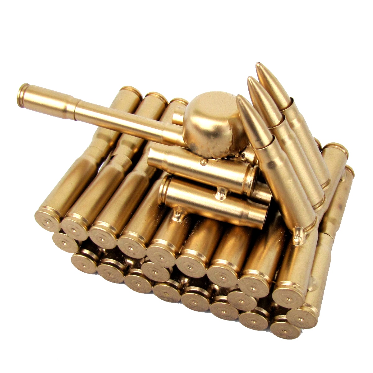 Bullet Shell Casing Shaped Army Tank Military T Made From Gun