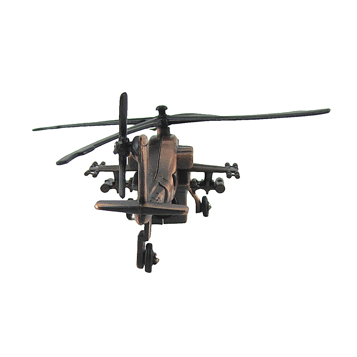 Diecast Army Apache 64 Helicopter Model Die Cast Pencil Sharpener Military Gift