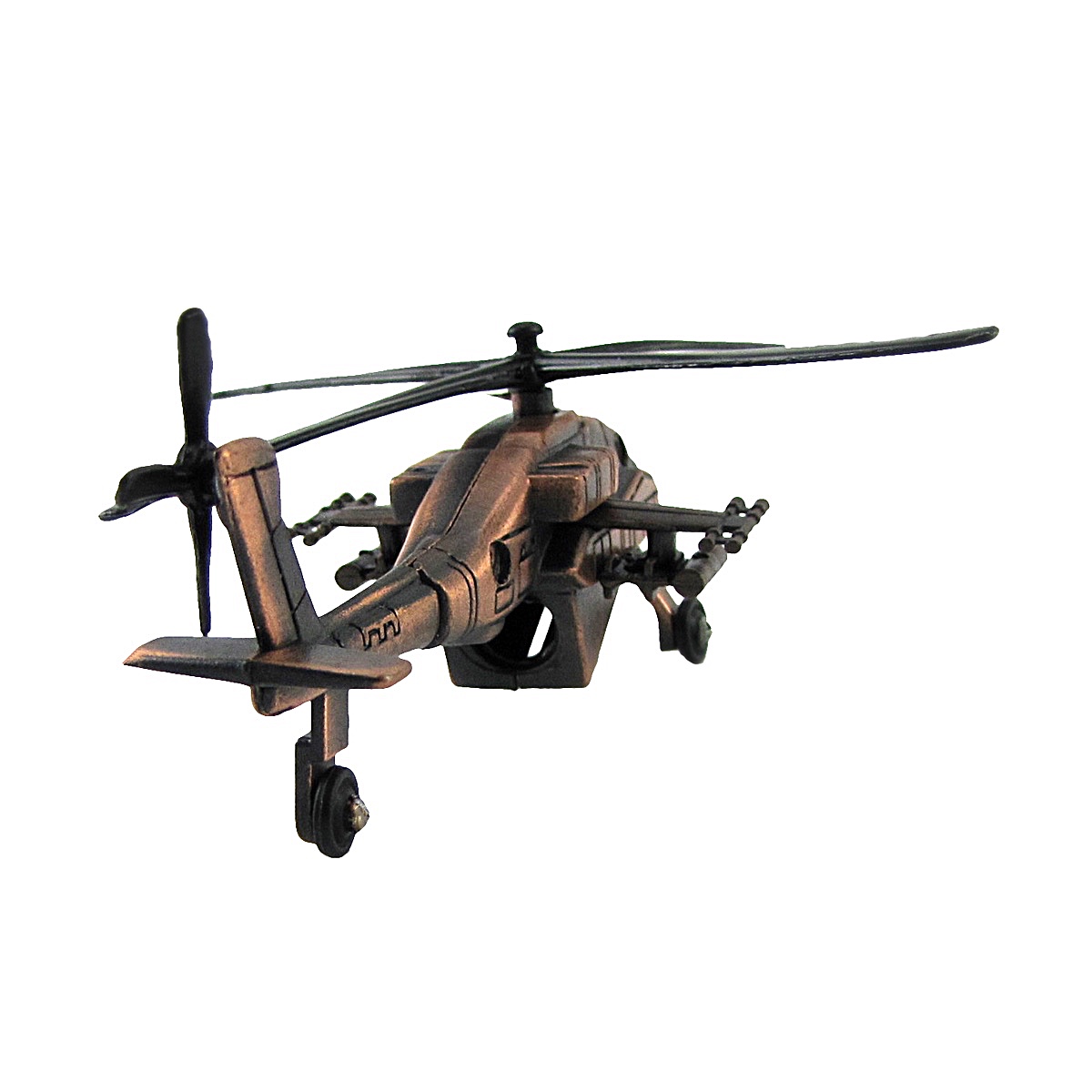 Diecast Army Apache 64 Helicopter Model Die Cast Pencil Sharpener Military Gift