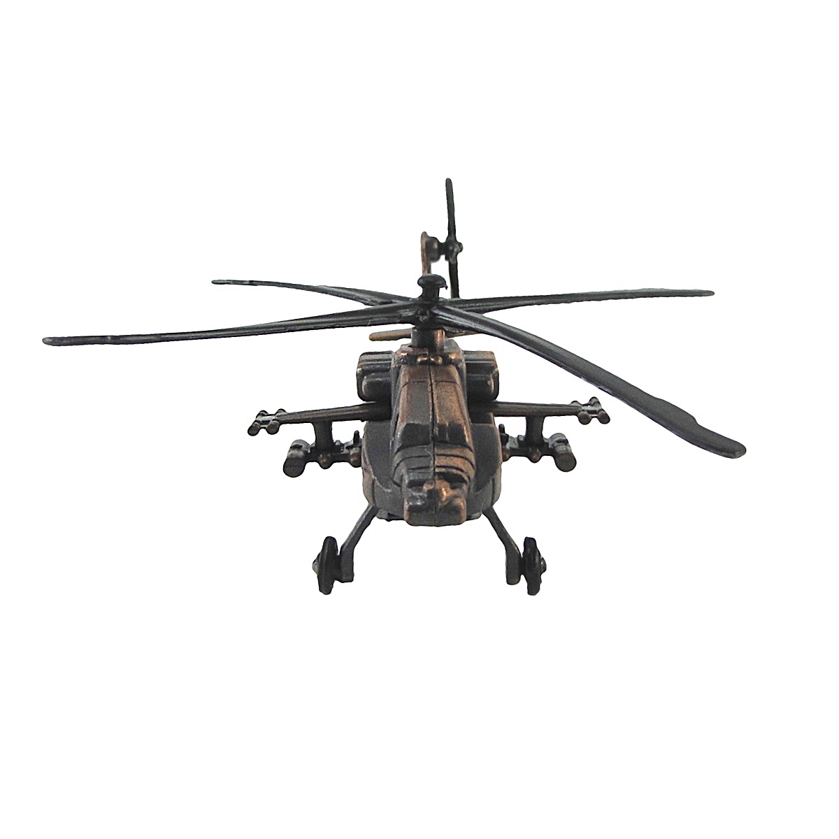 Diecast Army Apache 64 Helicopter Model Die Cast Pencil Sharpener Military Gift