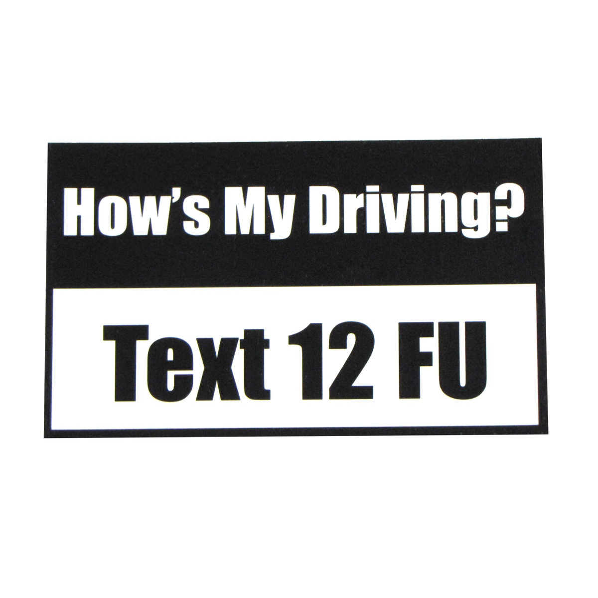 Funny Hows My Driving Prank Car Truck Coated Bumper Sticker Auto Decal eBay